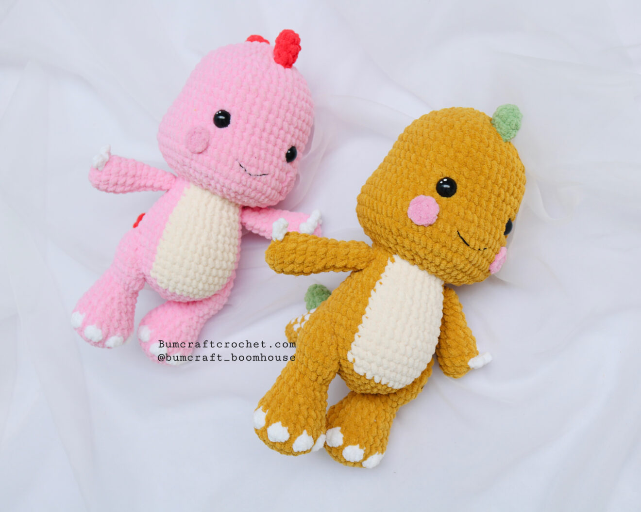 Crochet Dinosaur Pattern – Cute Amigurumi Dino PDF for Beginners ...